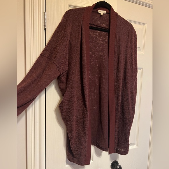 Burgundy Cardigan (lightweight) - Picture 3 of 4